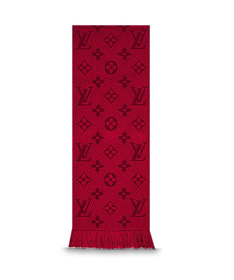 louis vuitton scarf red replica